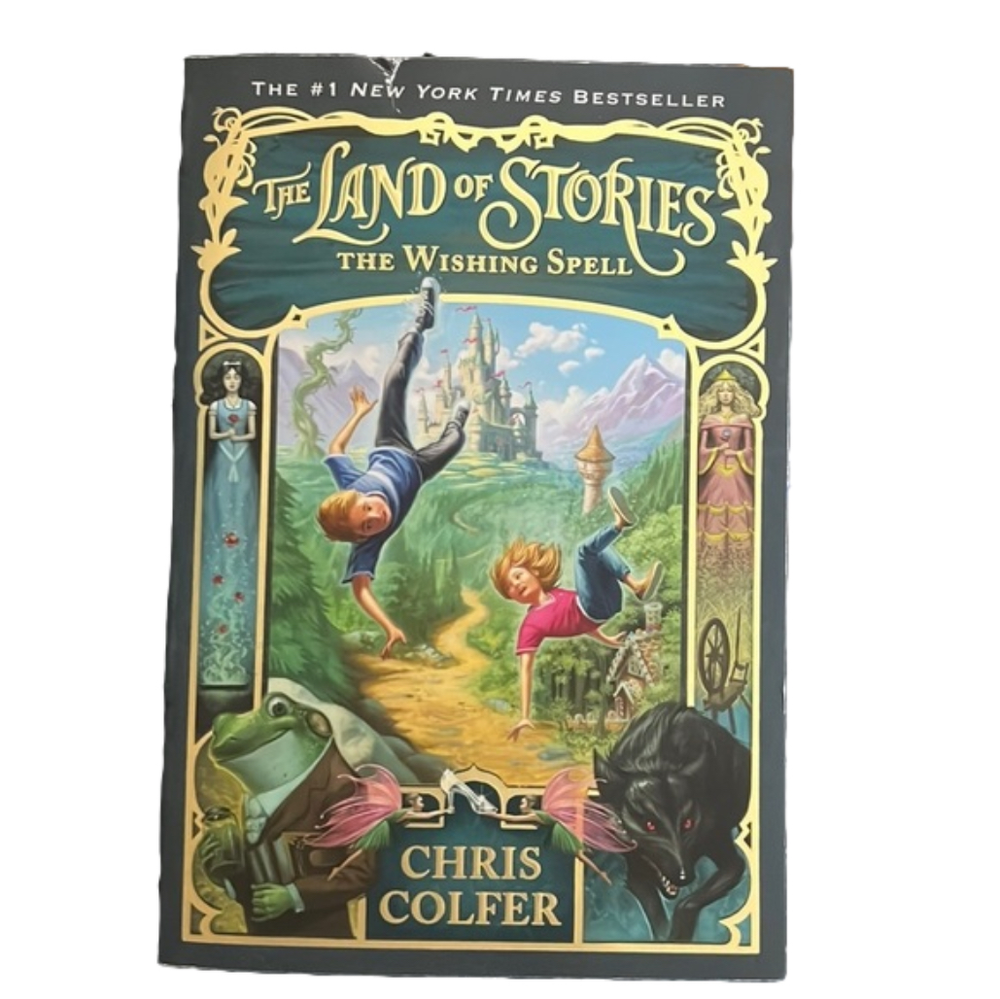 THE Land of Stories - The Wishing Spell by Chris Colfer Paperback book